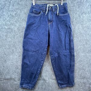 Monet Skateboards Jeans Womens 26 Barrel Carpenter Drawstring Baggy Y2K